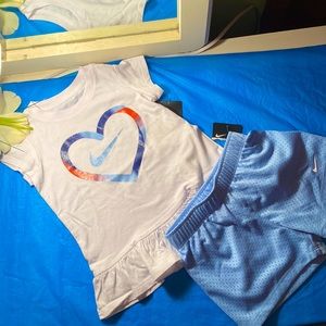 Nike blouse & short set